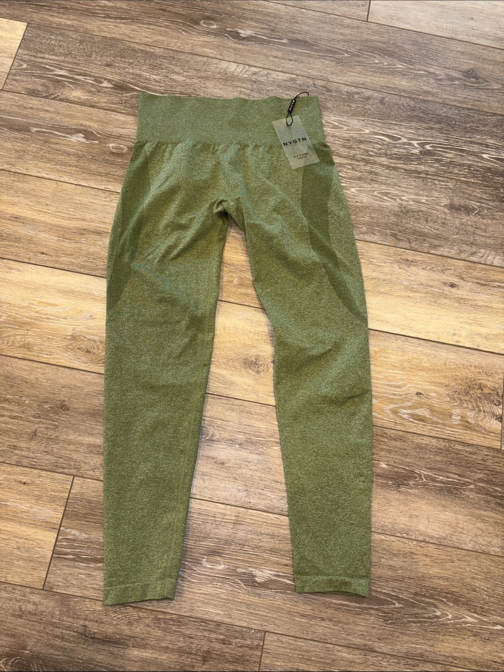 NVGTN Women’s Olive Green Seamless High-Waist Leggings
